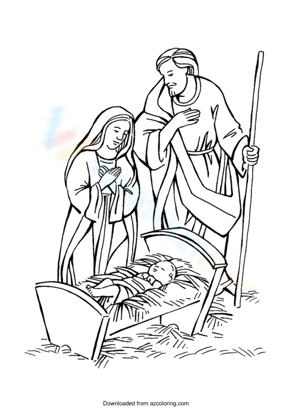 Baby Jesus Worksheet