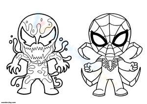 Venom Carnage and Spider-Man