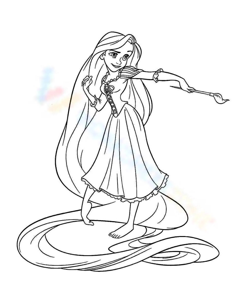 baby rapunzel tangled drawing