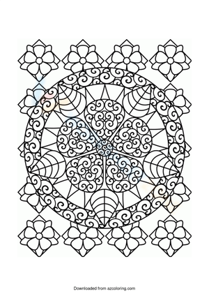 difficult coloring pages