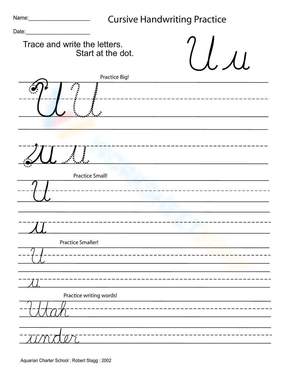 Grade 8 Handwriting worksheets