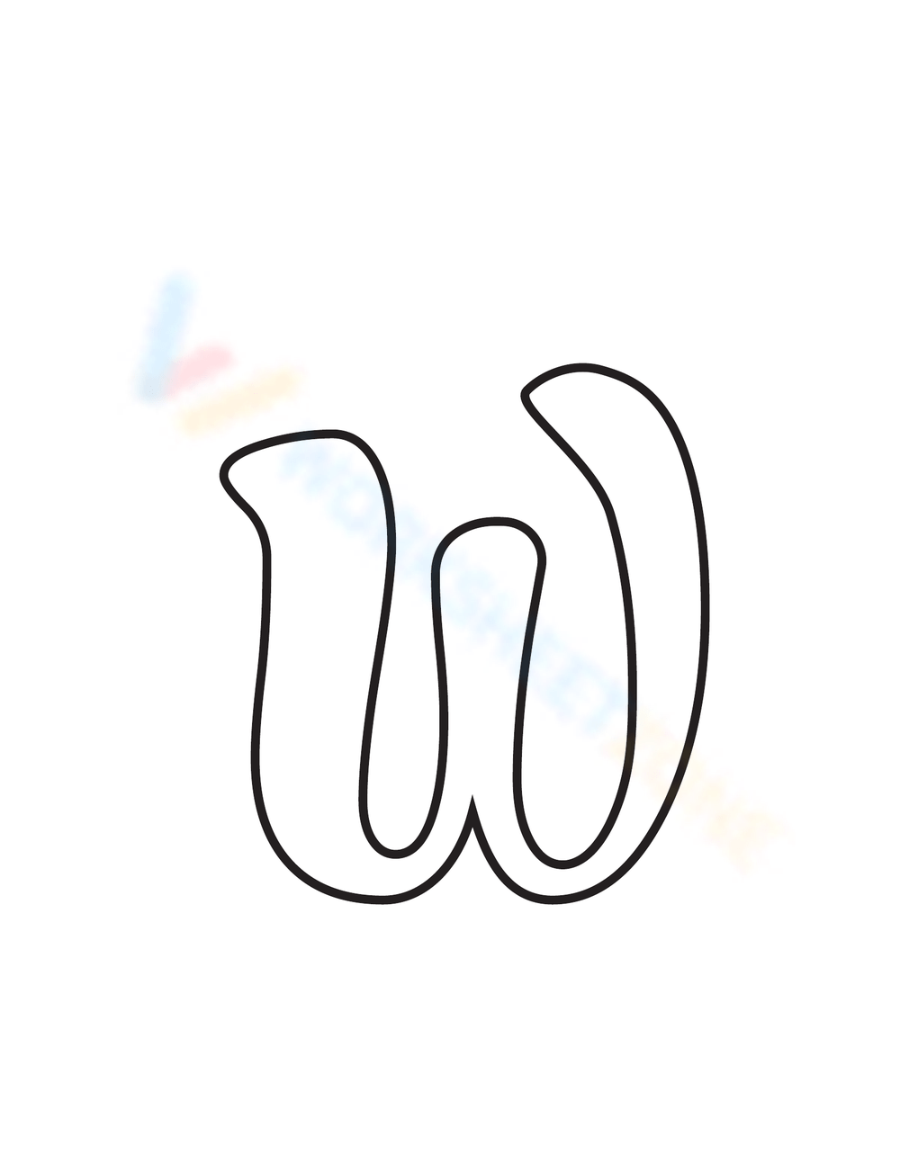 cursive bubble letter font