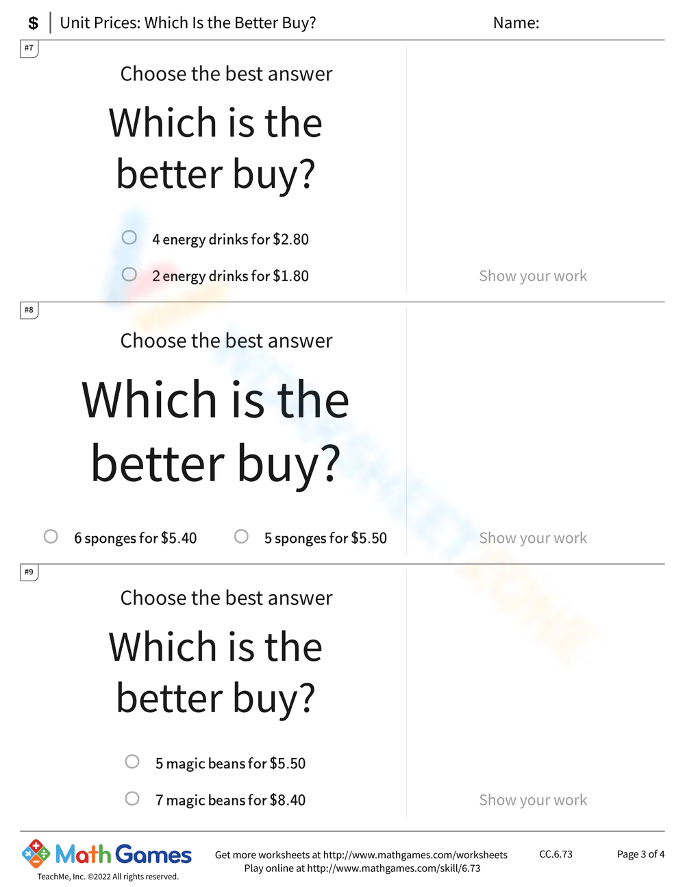 Which is the better buy?