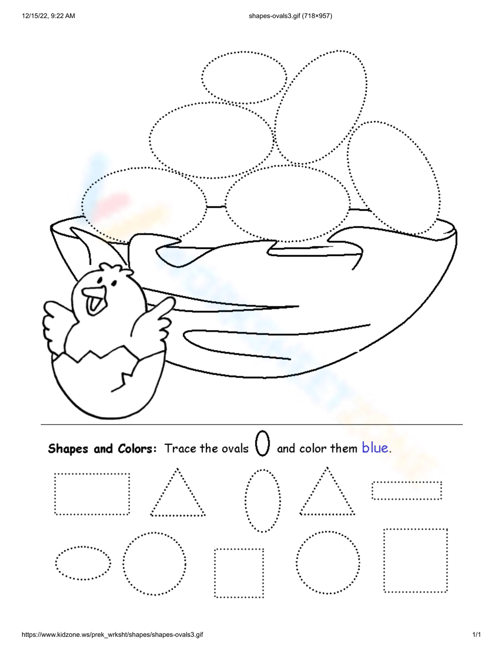 Eggs Oval Shape Worksheet   Eggs Oval Shape W1000 H1294 Preview 0 