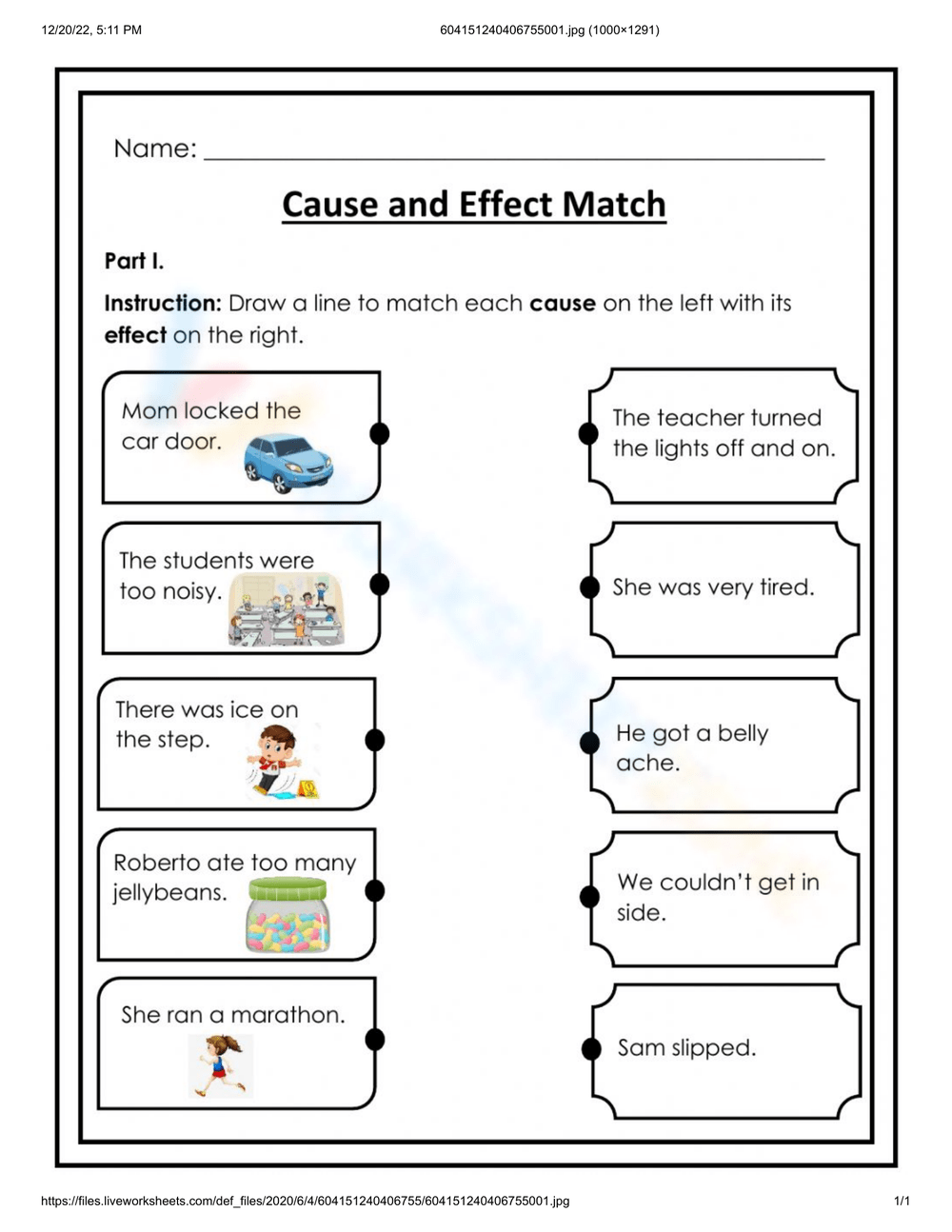 identify-cause-and-effect-worksheet