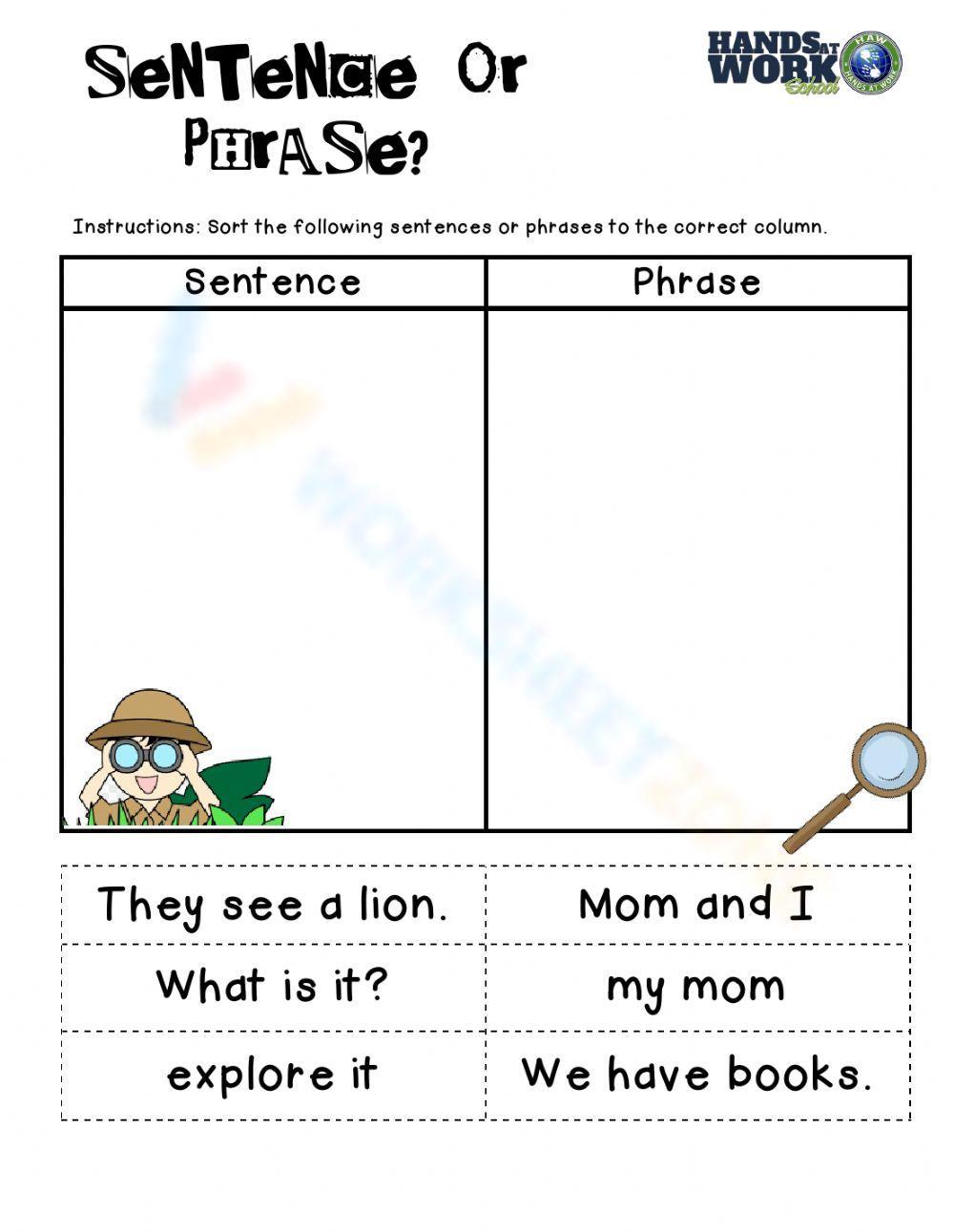 sentence-or-phrases-worksheet