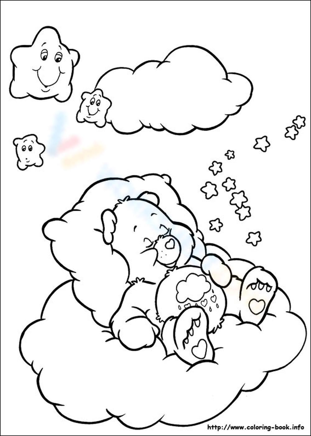 grumpy care bear coloring pages