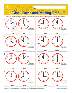 Clock Faces and Passing Time