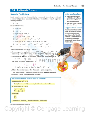 Free Printable Binomial Theorem Worksheets for Students