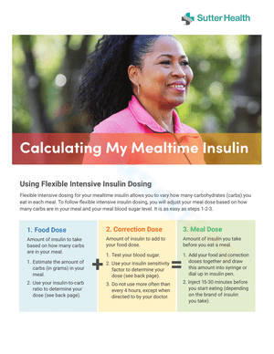 Calculating My Mealtime Insulin