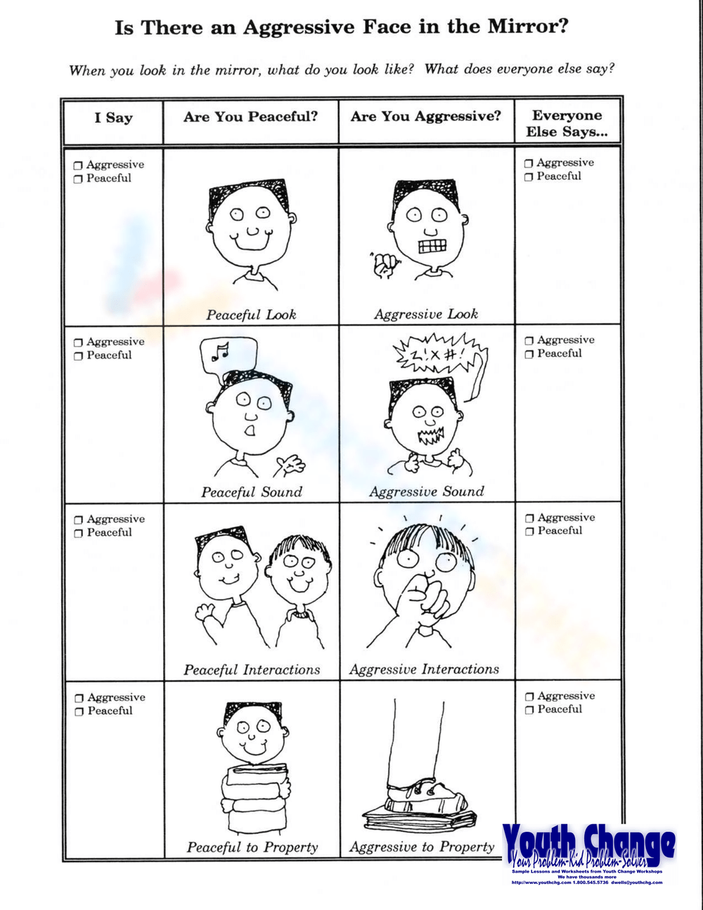 Free Printable Self Control Worksheets For All Ages free-printable-self-control-worksheets-for-all-ages
