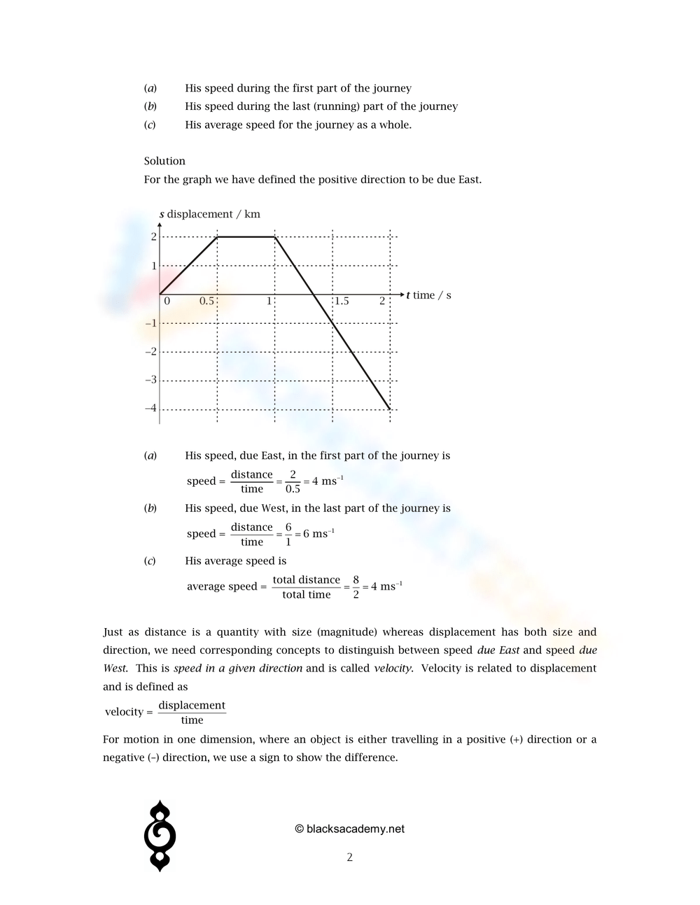 Free Velocity-time Graph Worksheet with Answers PDF