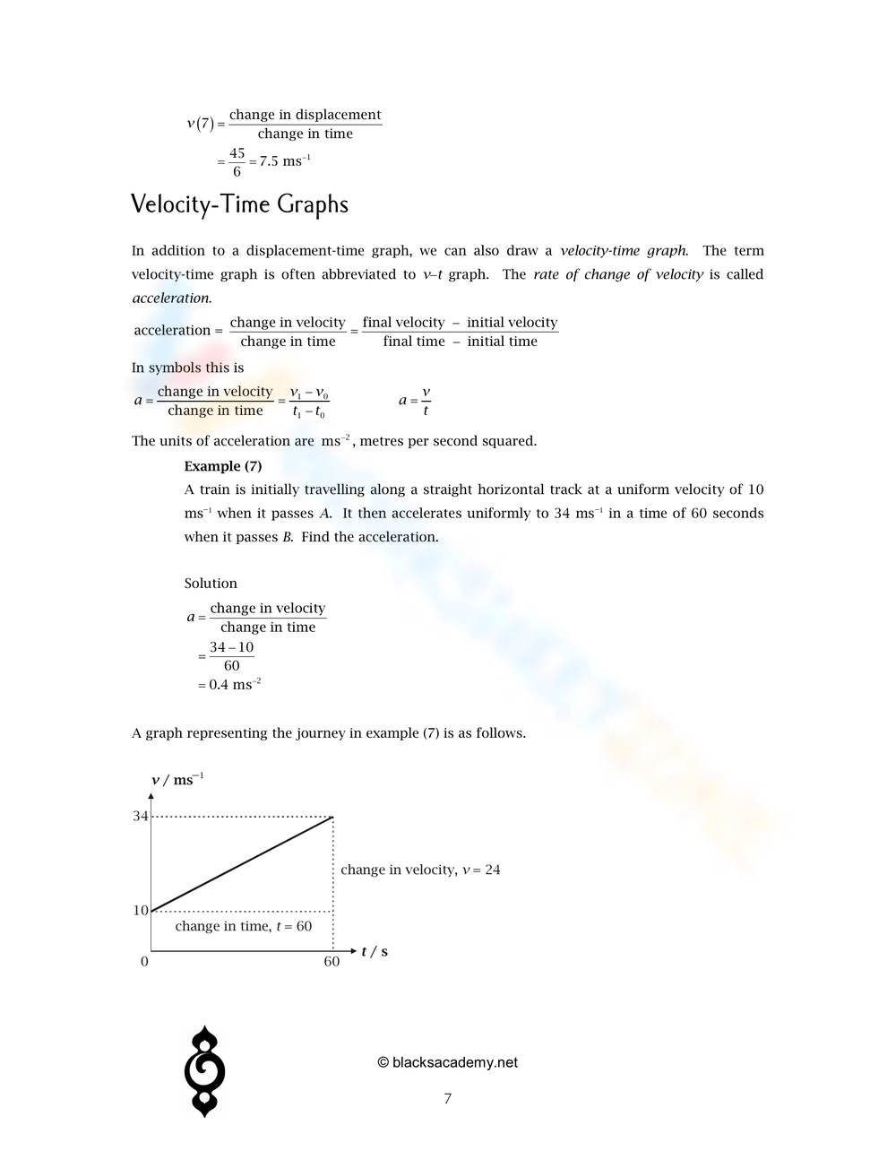 Free Velocity-time Graph Worksheet with Answers PDF