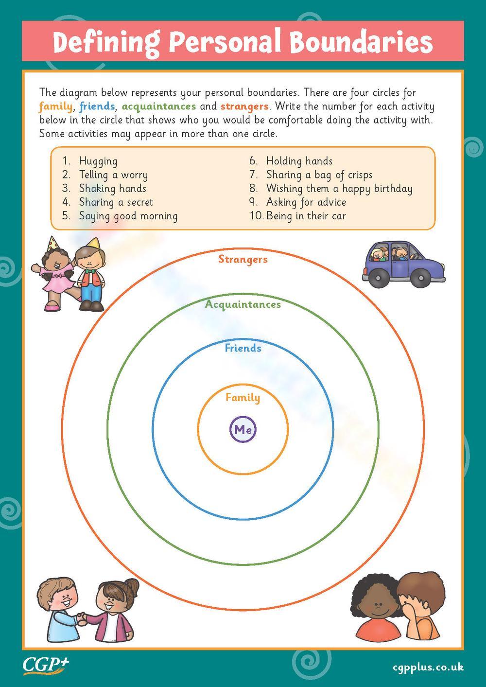 Boundaries Worksheets 