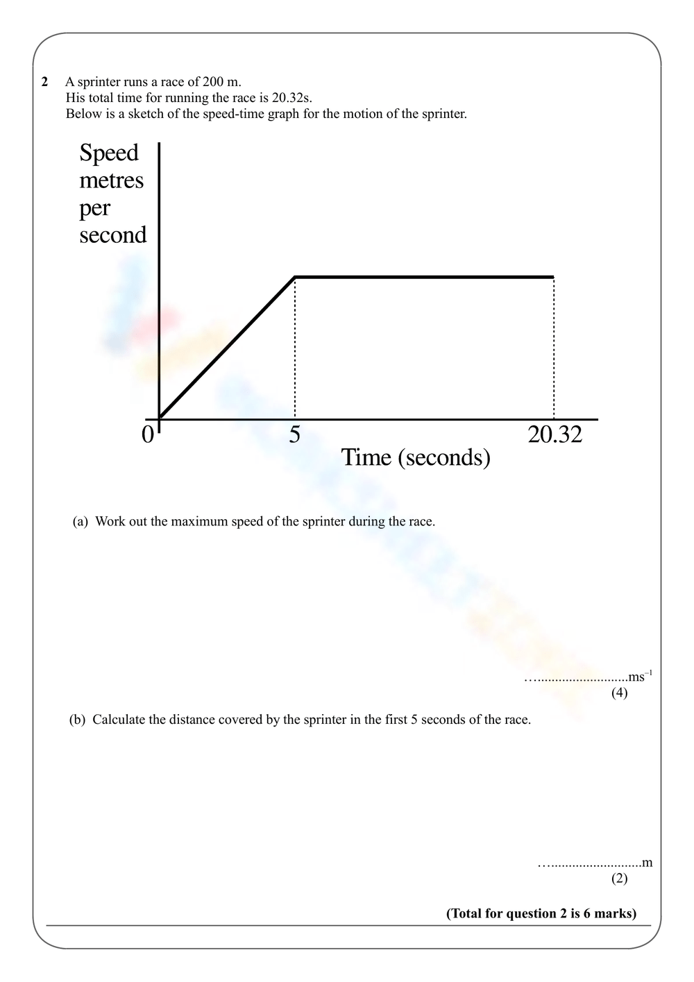 Free Velocity-time Graph Worksheet with Answers PDF