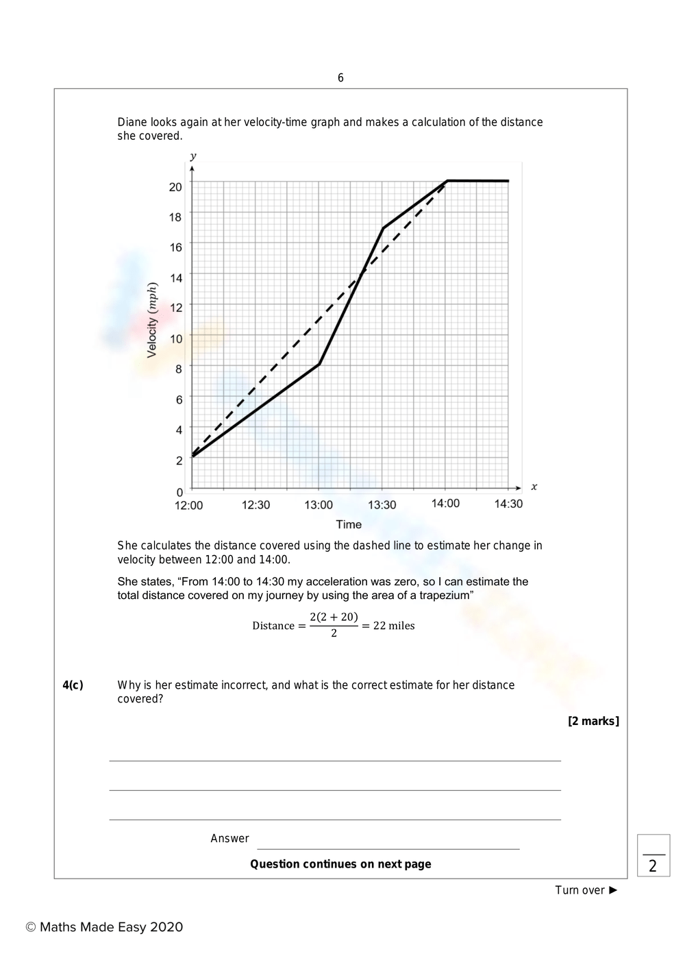 Free Velocity-time Graph Worksheet with Answers PDF