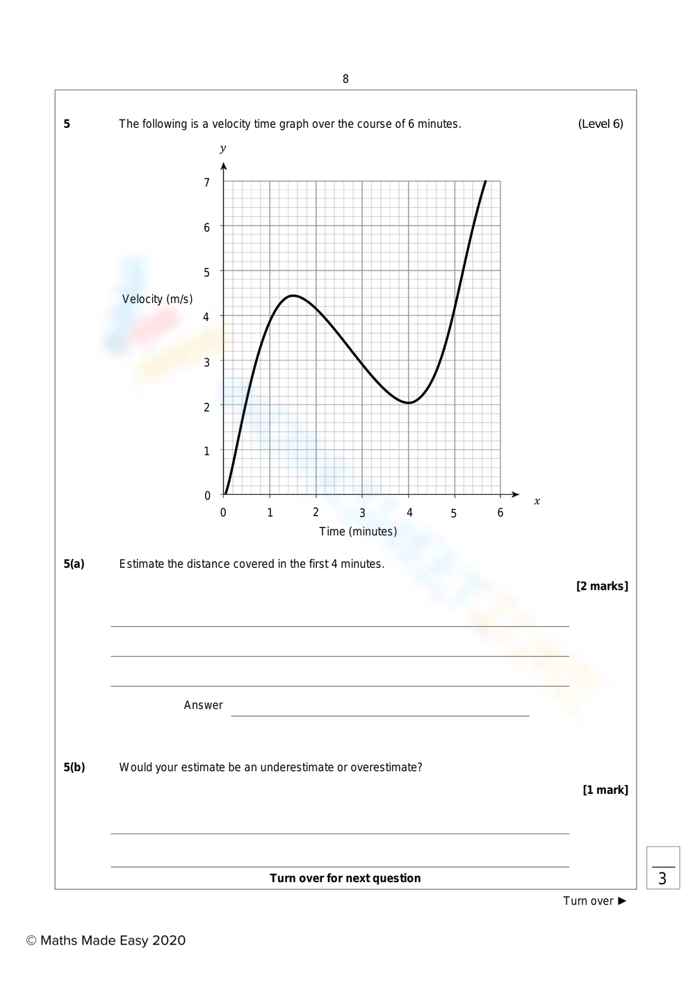 Free Velocity-time Graph Worksheet with Answers PDF