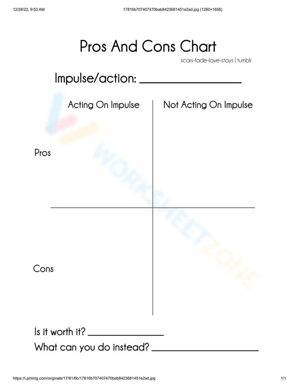 Pros And Cons Worksheet Dbt Dbt Worksheets Sexiezpix Web Porn