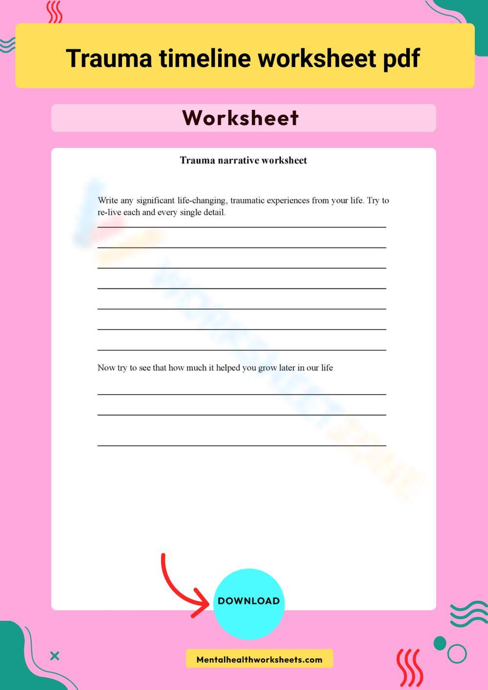 Trauma Timeline Worksheet