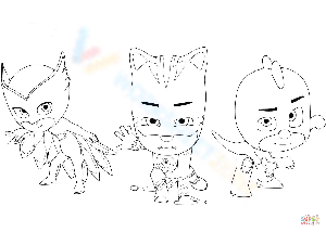 Owlette, Catboy and Gecko