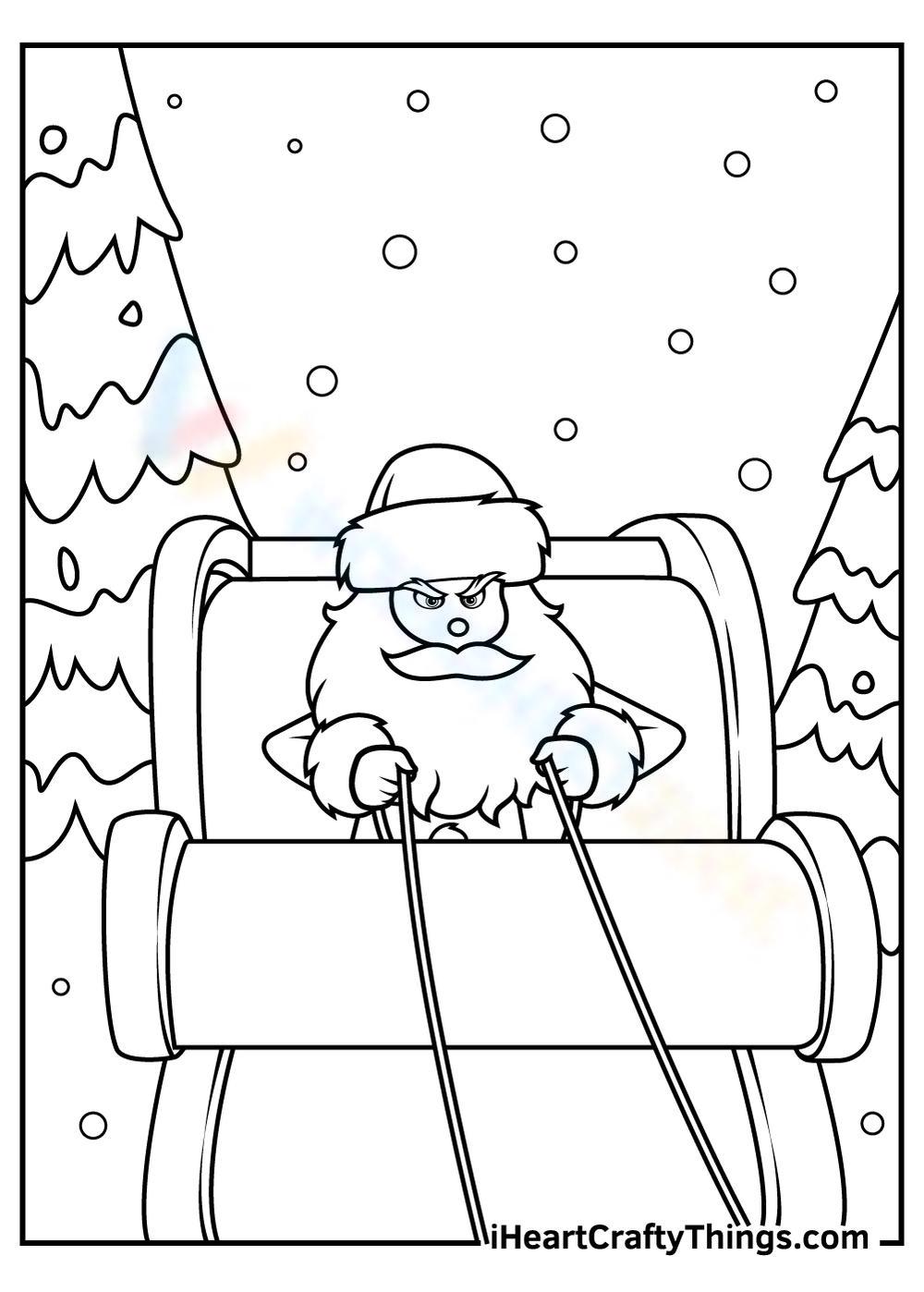 Santa Grinch Worksheet