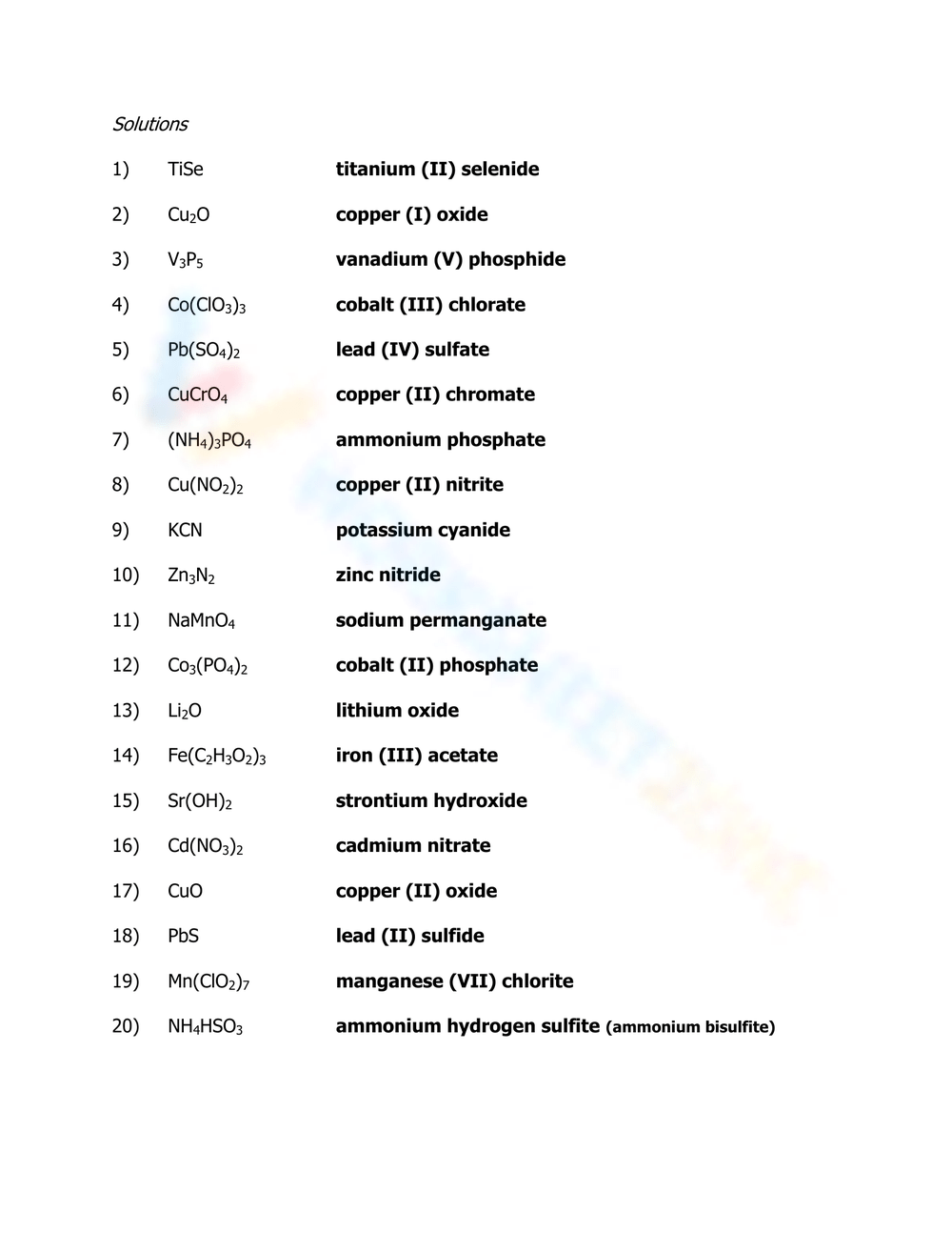 Printable Grade 9 Naming Ionic Compounds Worksheets, image size:1000x1294