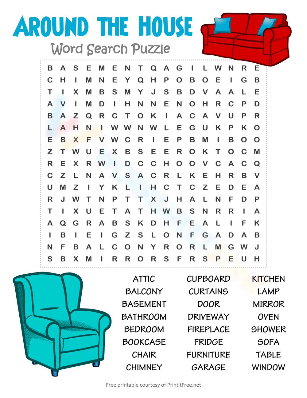 Home Appliances Word Search