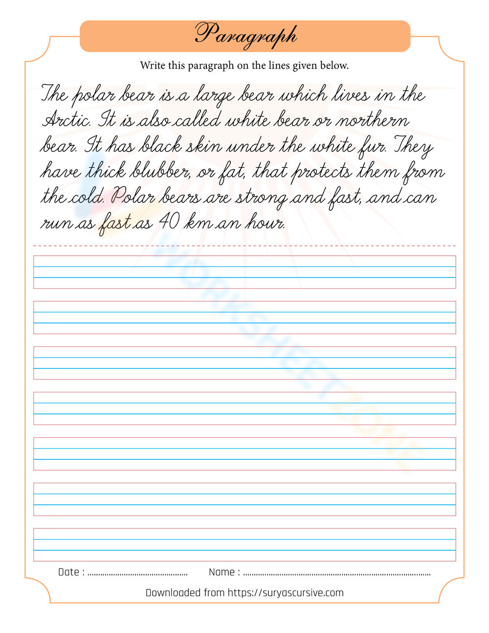 Neat Handwriting Worksheet Collection For Teaching & Learning