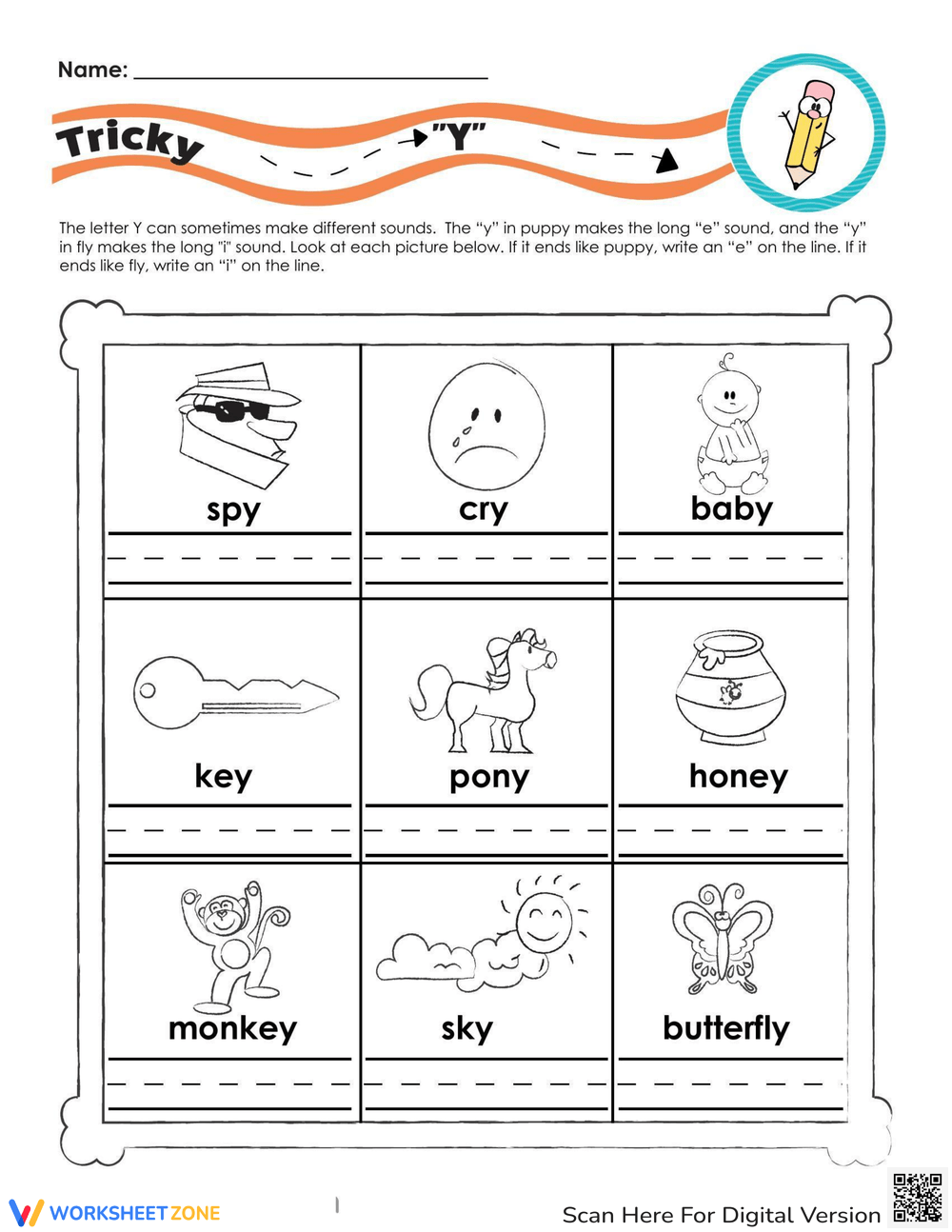 Tricky Y Worksheet Tricky Y Worksheet