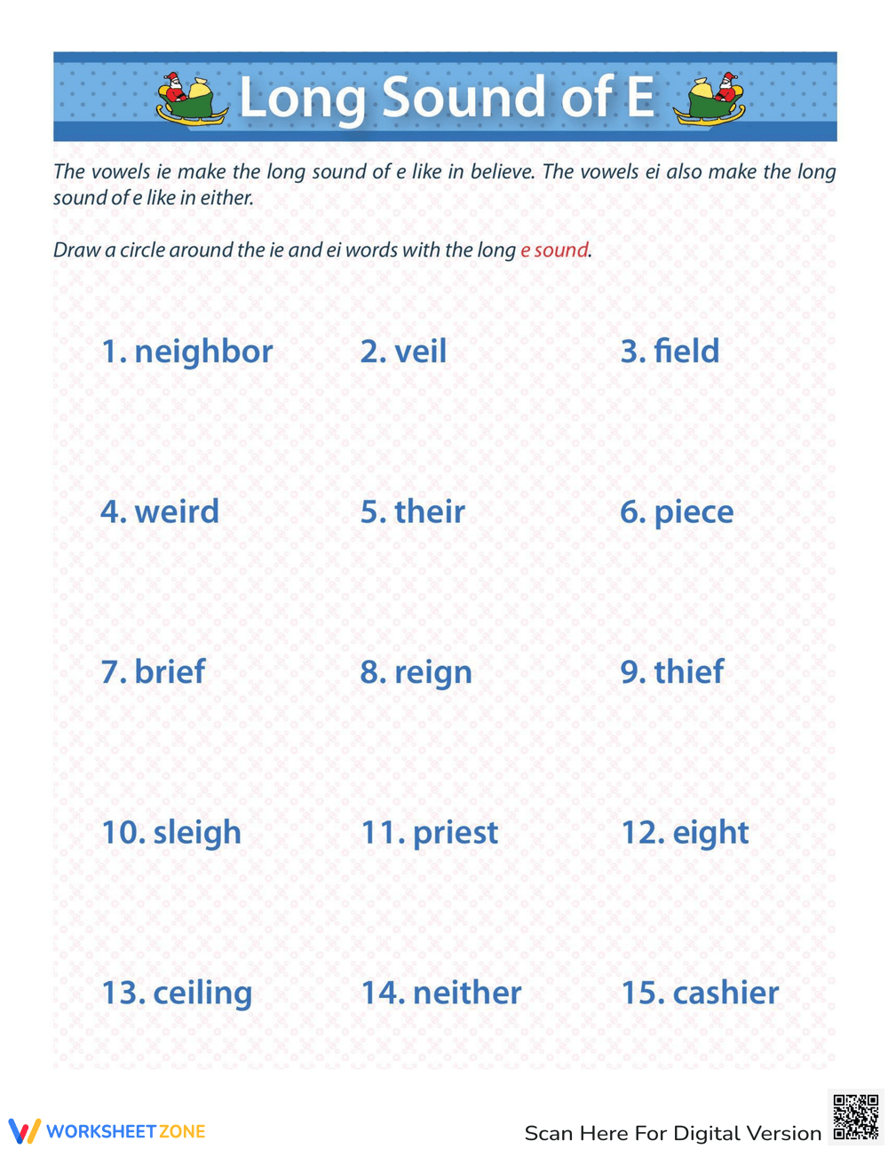 Vowel Blends: 