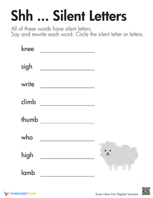 Silent Letters, Homework Zone: Language