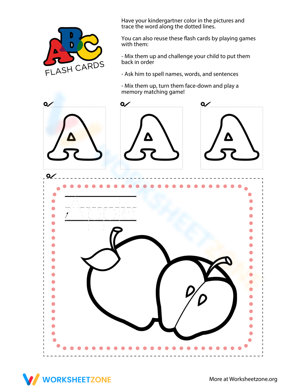 Things that Start with U Cards - Alphabet Printables