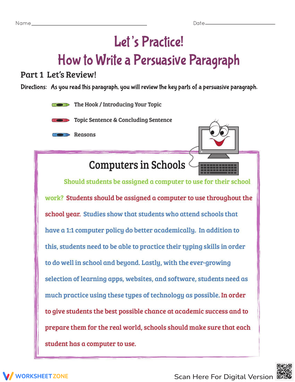 how to write a persuasive paragraph 5th grade
