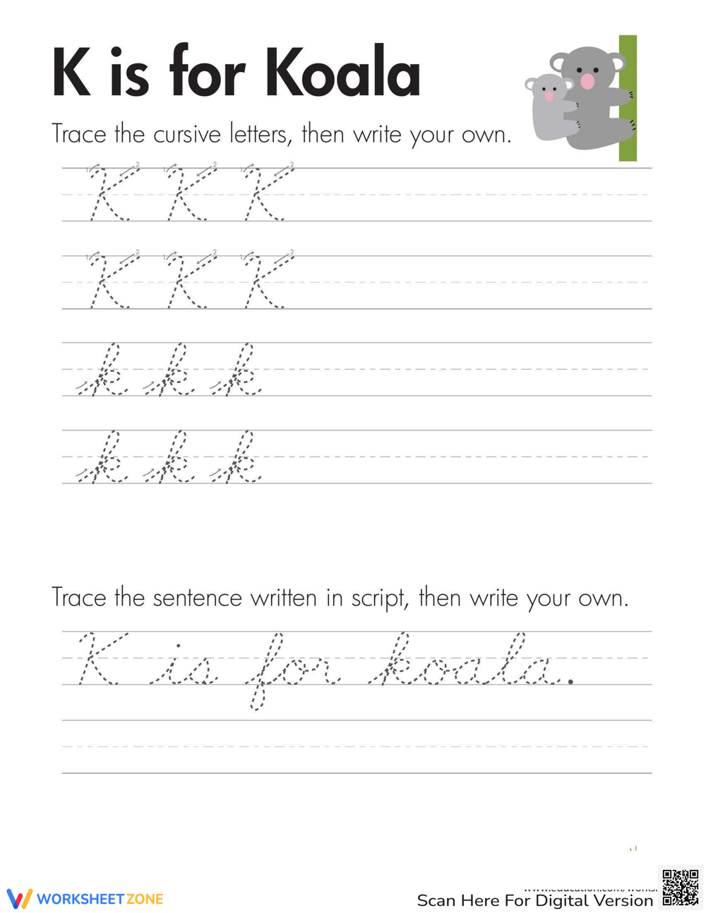 Cursive Handwriting: 