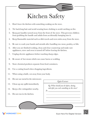 The Do's & Don'ts of Kitchen Safety