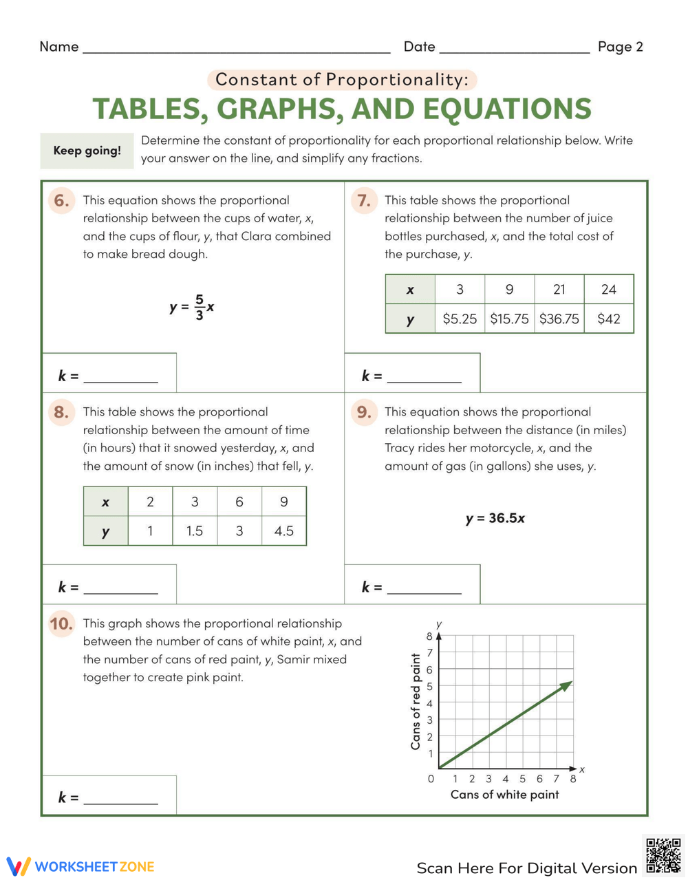 Percents, Ratios, and Rates worksheets