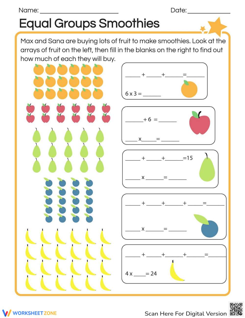 equal-groups-smoothies-worksheet