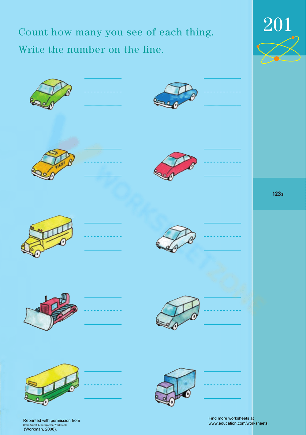 In A Jam: Practicing Counting Worksheet