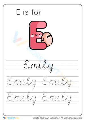 Free Editable and Printable Name Tracing Worksheets