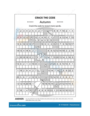 Crack the Code Puzzles Free Printable Featuring Donut Jokes