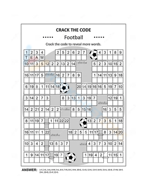 Crack the Code  Printable Mini-Books, Games and Puzzles