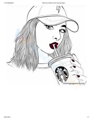Free Interactive & Printable Starbucks Coloring Pages