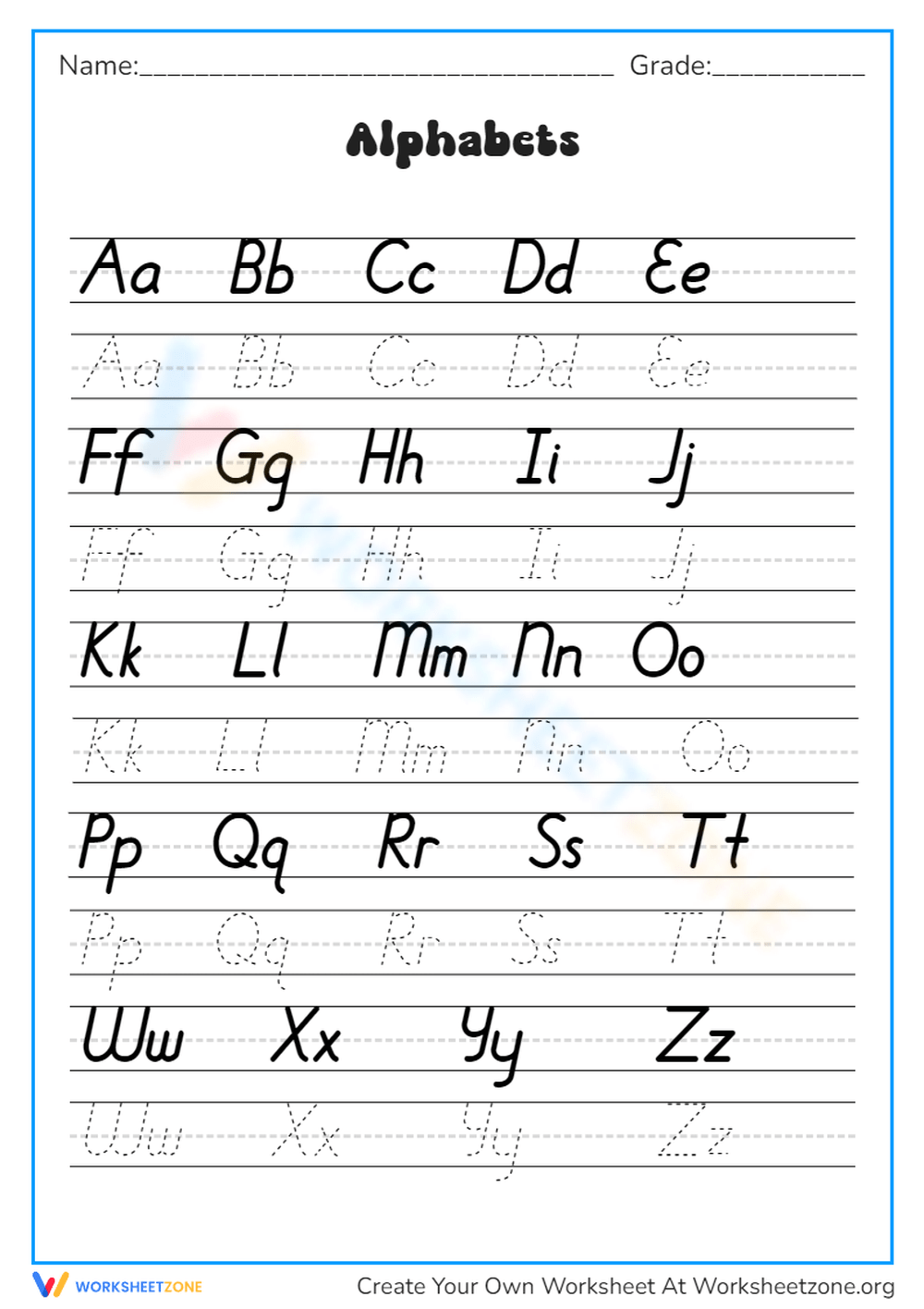 Free Printable Neat Handwriting Practice Sheets For All Ages