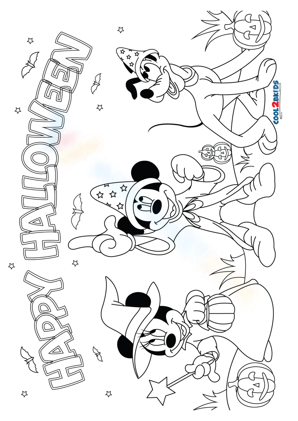 coloring pages of disney characters with signs