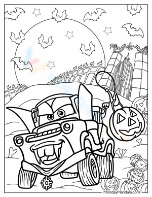 printable disney halloween coloring pages