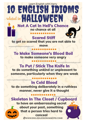 Top 10 Halloween idioms and expressions