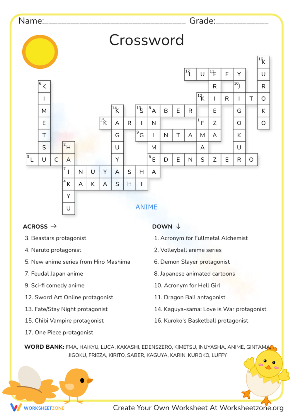 クロスワードパズル / Crossword Puzzle | Mafumafu Wiki | Fandom