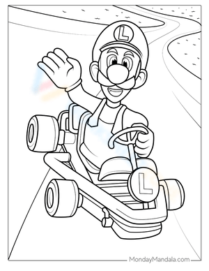 Super Mario: Coloring Book For Adults, 30 Super Mario, Princes, Luigi,  Donkey Kong, Yoshi Coloring Pages, For Teens, Super Mario Characters