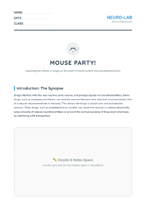 Mouse Party Biology Worksheet | Grade 10-12 Essential