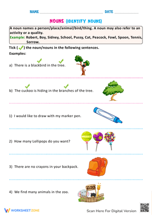 Things at Home Identifying Nouns Vocabulary Interactive PDF Distance  Learning — SLP